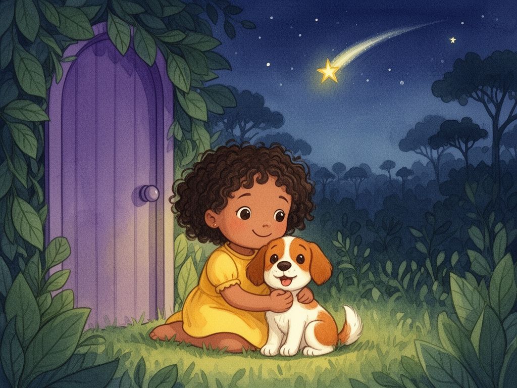 Helena e Tedi sob a lua na Chácara Luz da Lua